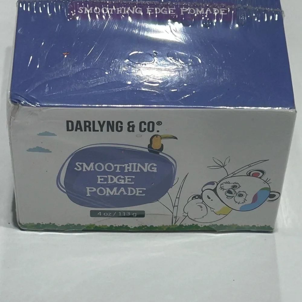 DarLyng & Co. Smoothing Edge Pomade 4oz – No Flakes, Frizz Control Hair Edge Gel